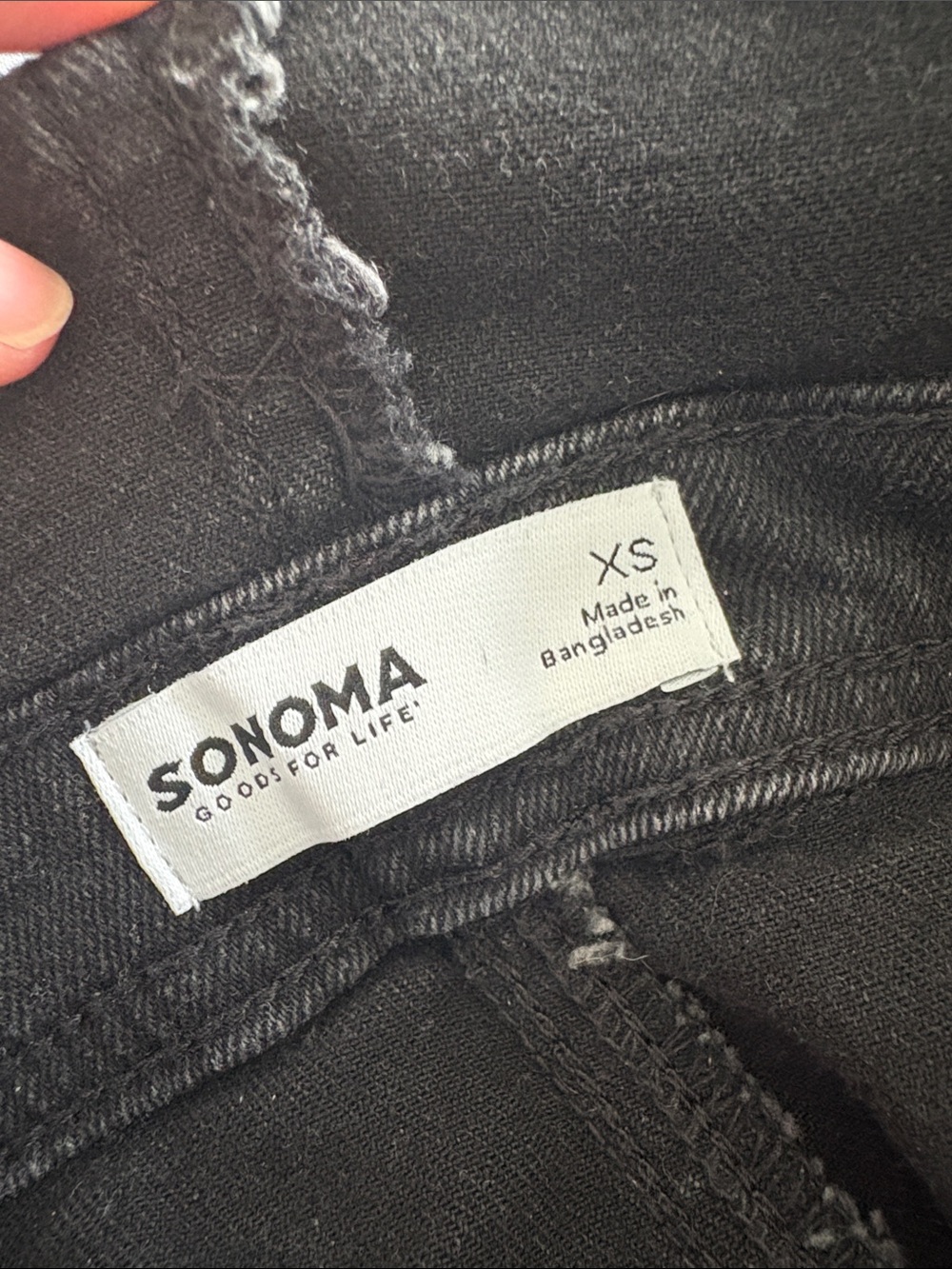 Sonoma Black Denim Women’s Overalls - Picture 3 of 6